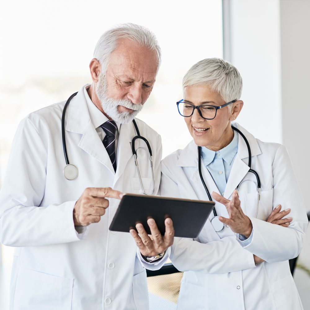Doctors talking