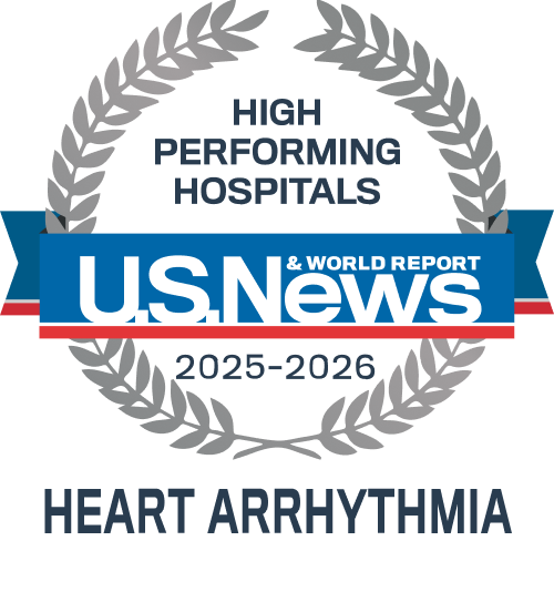 HIGH PERFORMING HOSPITALS US News 2025-26 | HEART ARRHYTHMIA